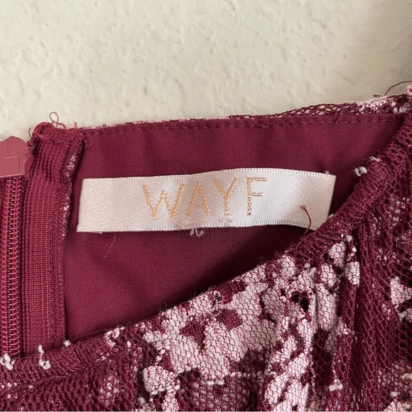 Wayf Red Plunge Neck Maxi Dress with Flutter Sleeves - Picture 13 of 15